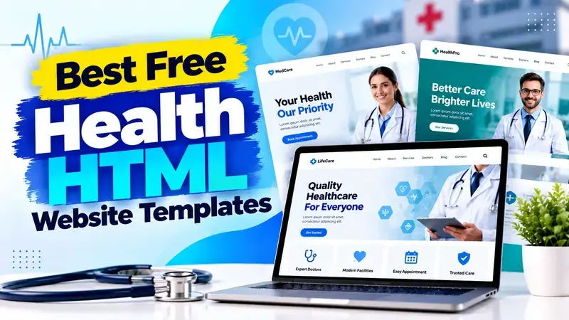 12 Best Free Health HTML Website Templates In 2026