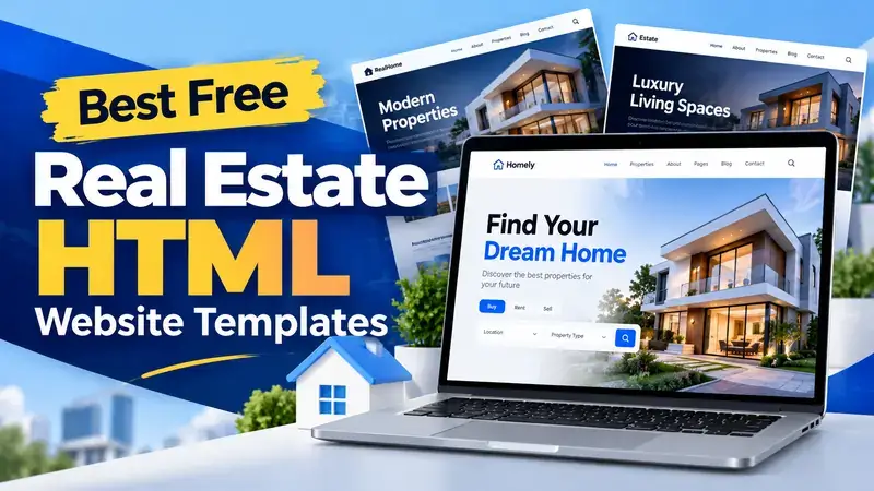 15 Best Free Real Estate Html Website Templates 2026