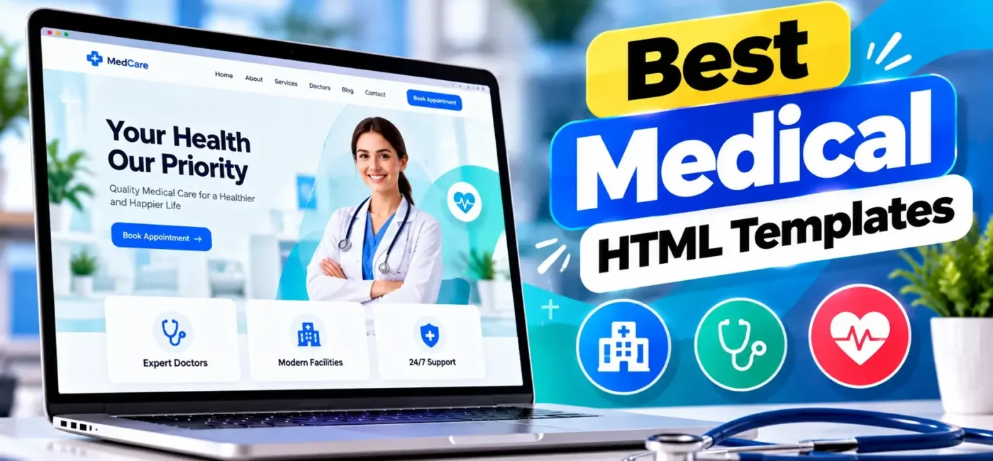 17 Best Medical HTML Website Templates 2026